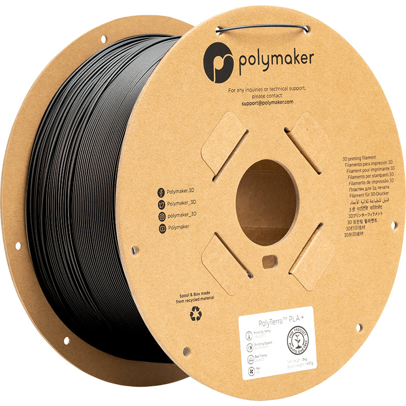 Polymaker - Panchroma Black Satin PLA+ - 3kg