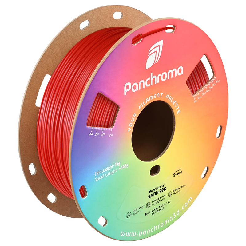 Polymaker - Panchroma Red Satin PLA+ - 1kg