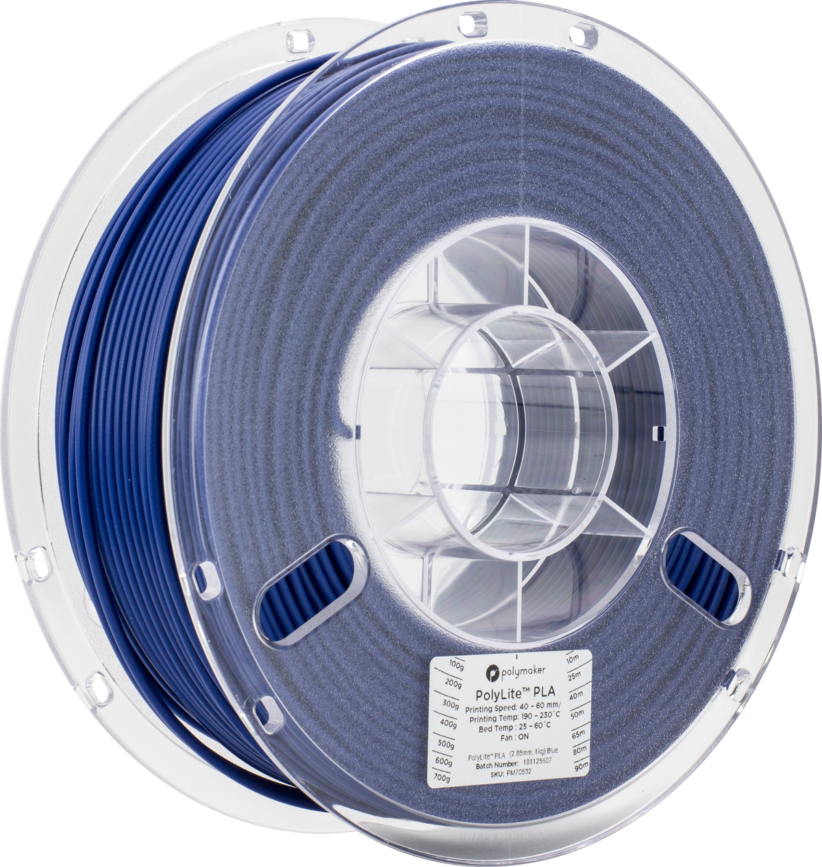 Polymaker - PolyLite Blue PLA 2.85mm - 1kg