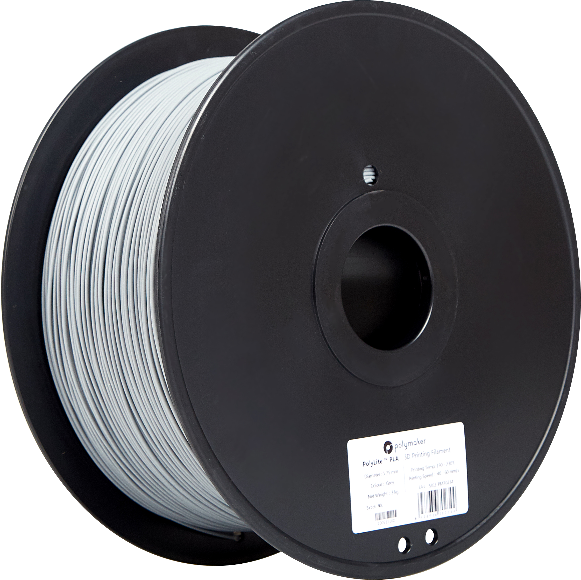 Polymaker - PolyLite Grey PLA - 3kg