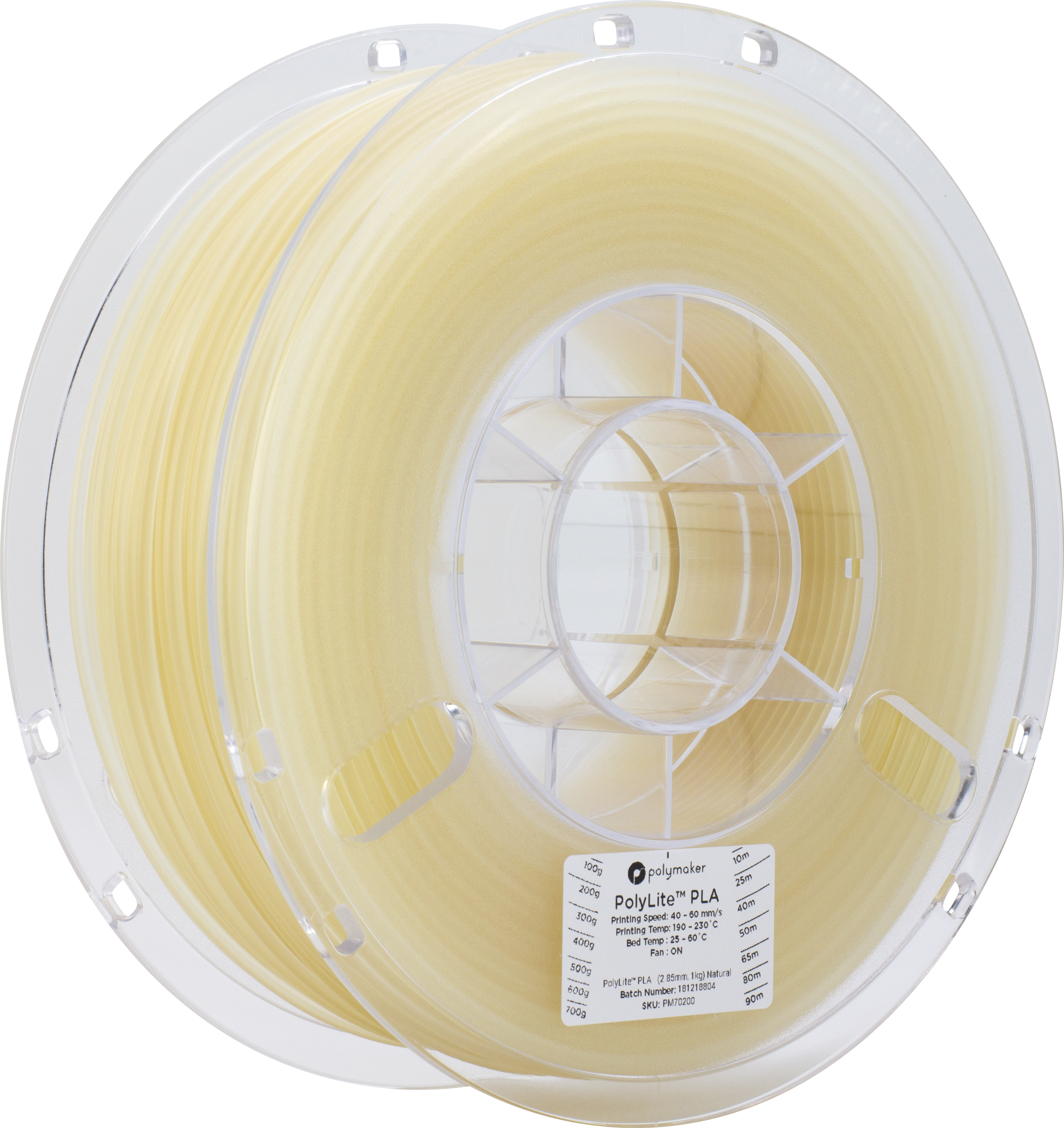 Polymaker - PolyLite Natural PLA 2.85mm - 1kg