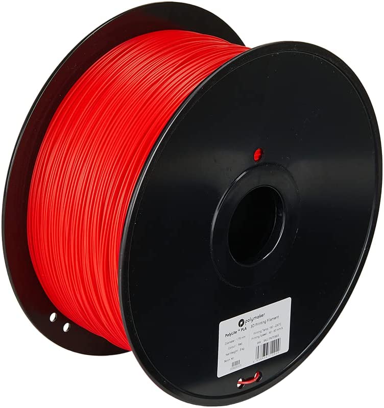 Polymaker - PolyLite Red PLA 1.75mm - 3kg
