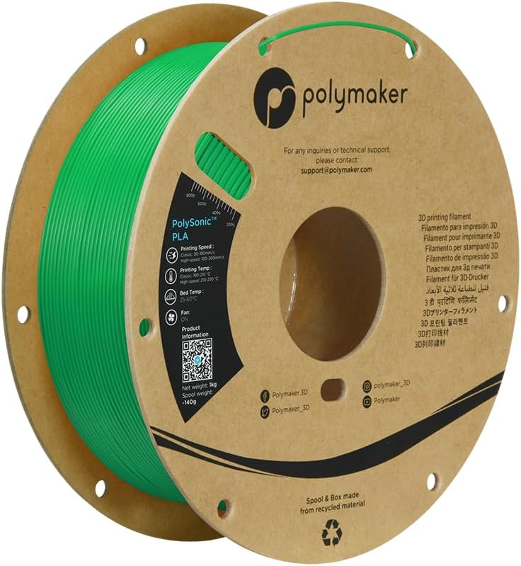 Polymaker - PolySonic Green PLA - 1kg