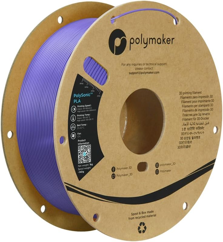 Polymaker - PolySonic Purple PLA - 1kg