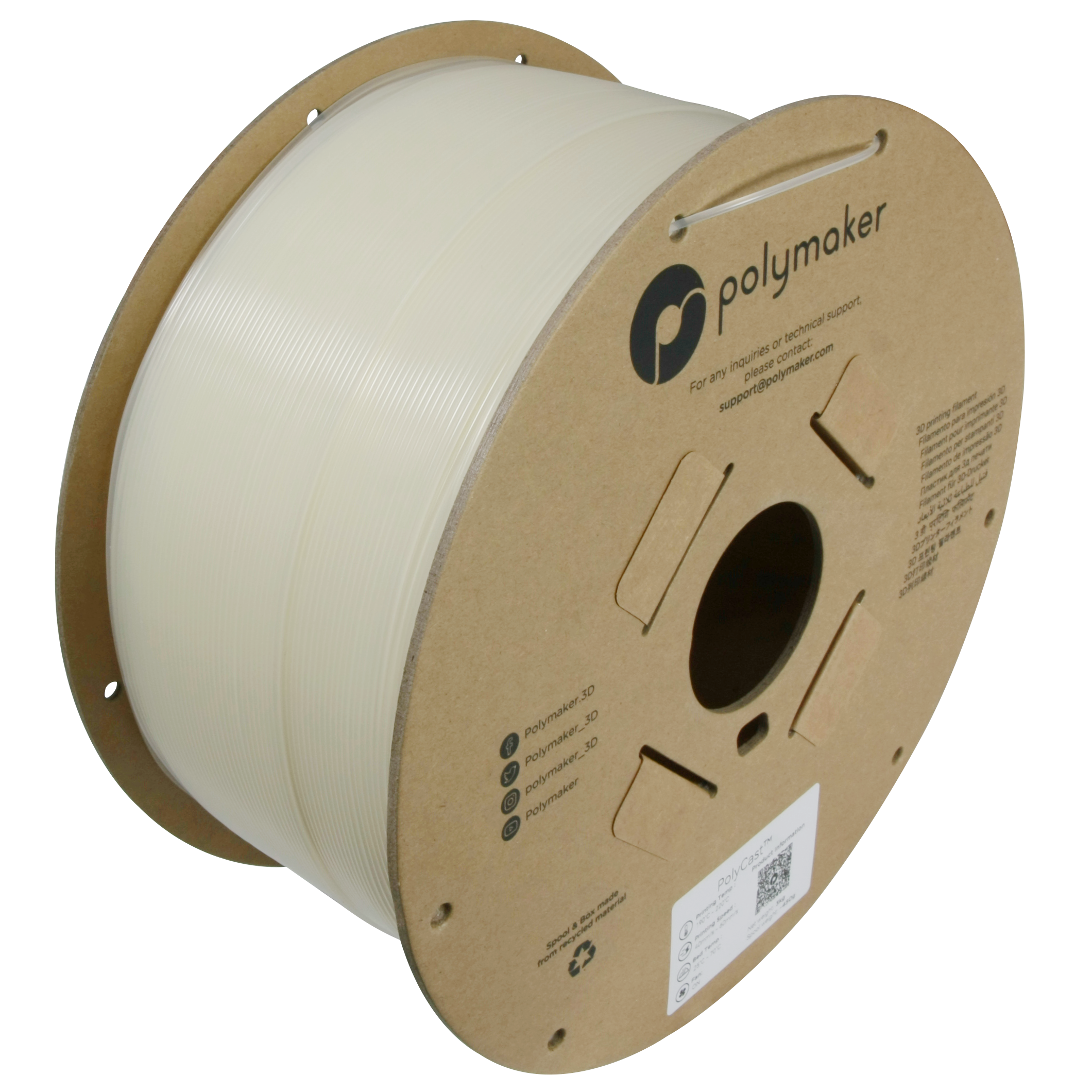 Polymaker - PolyCast Natural PMMA - 3kg
