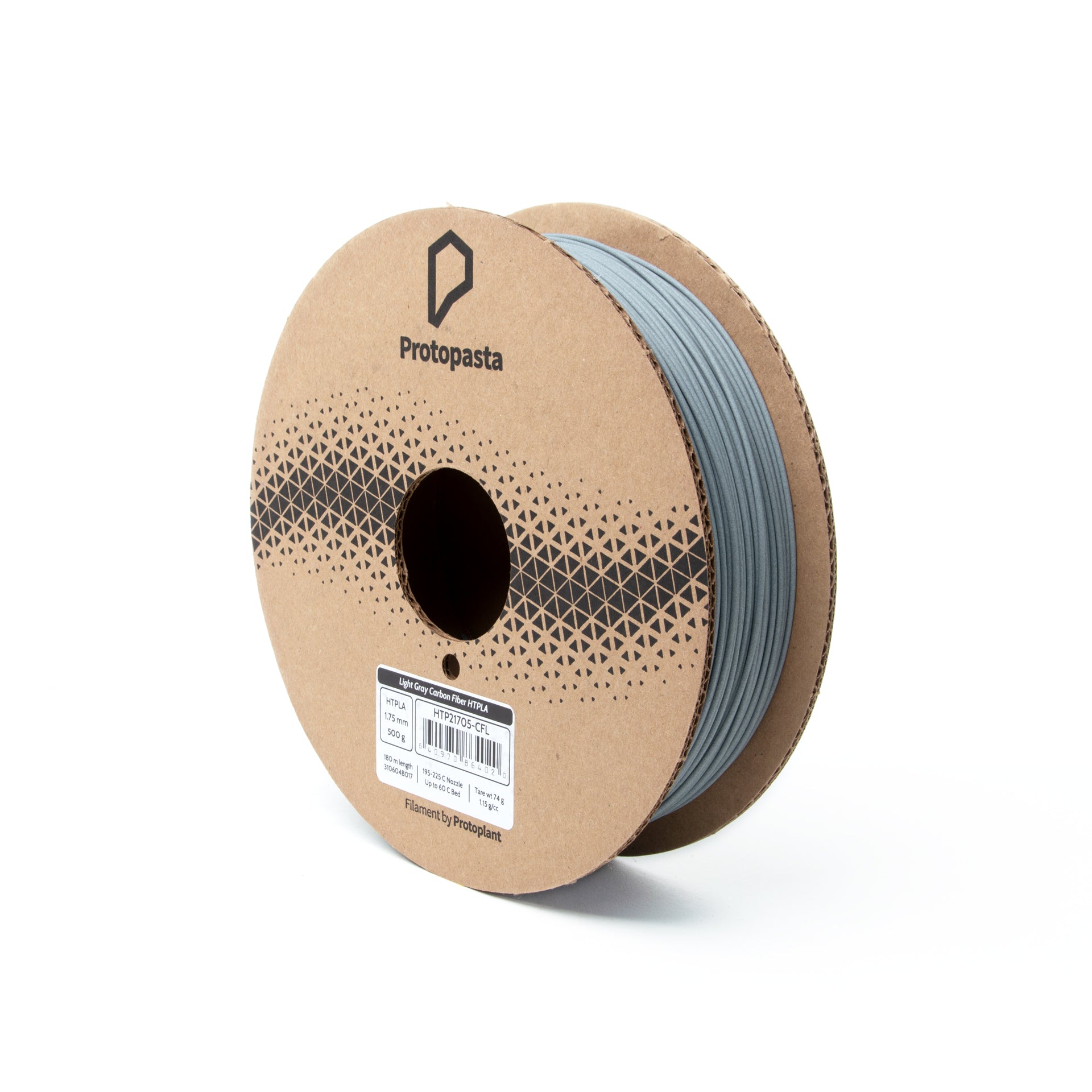 Proto-pasta - Light Gray Composite Carbon Fiber HT-PLA - 0.5kg