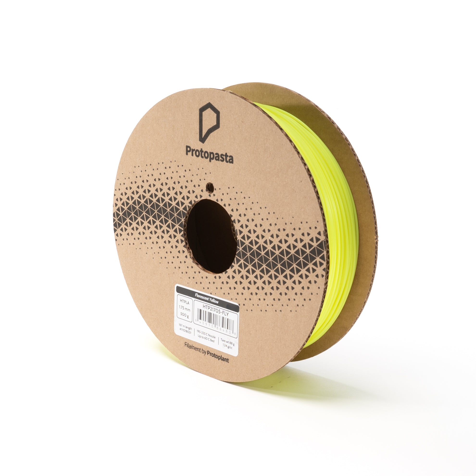 Proto-pasta - Yellow Fluorescent HT-PLA - 0.5kg
