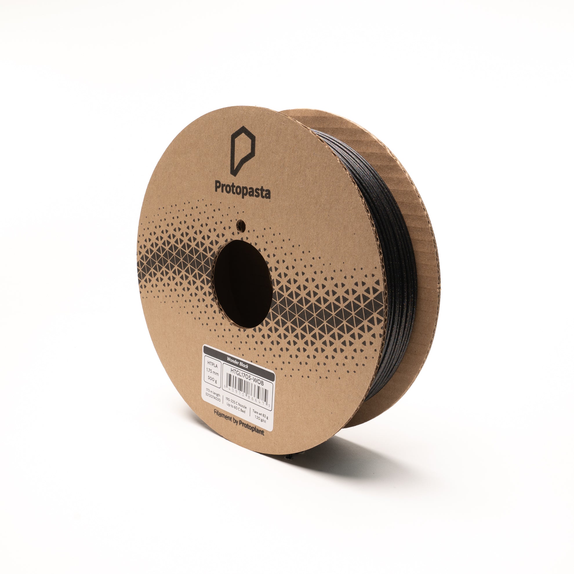 Proto-pasta - Wonder Black Rainbow Glitter Gradient HT-PLA - 0.5kg