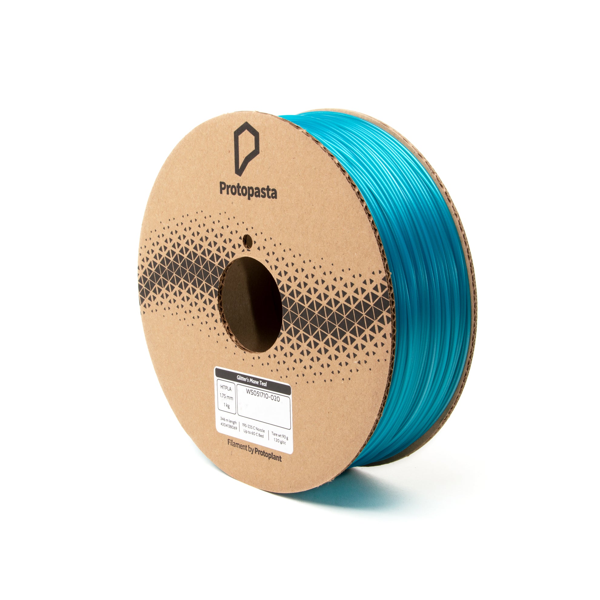 Proto-pasta - Mane Teal Glitter HT-PLA - 1kg