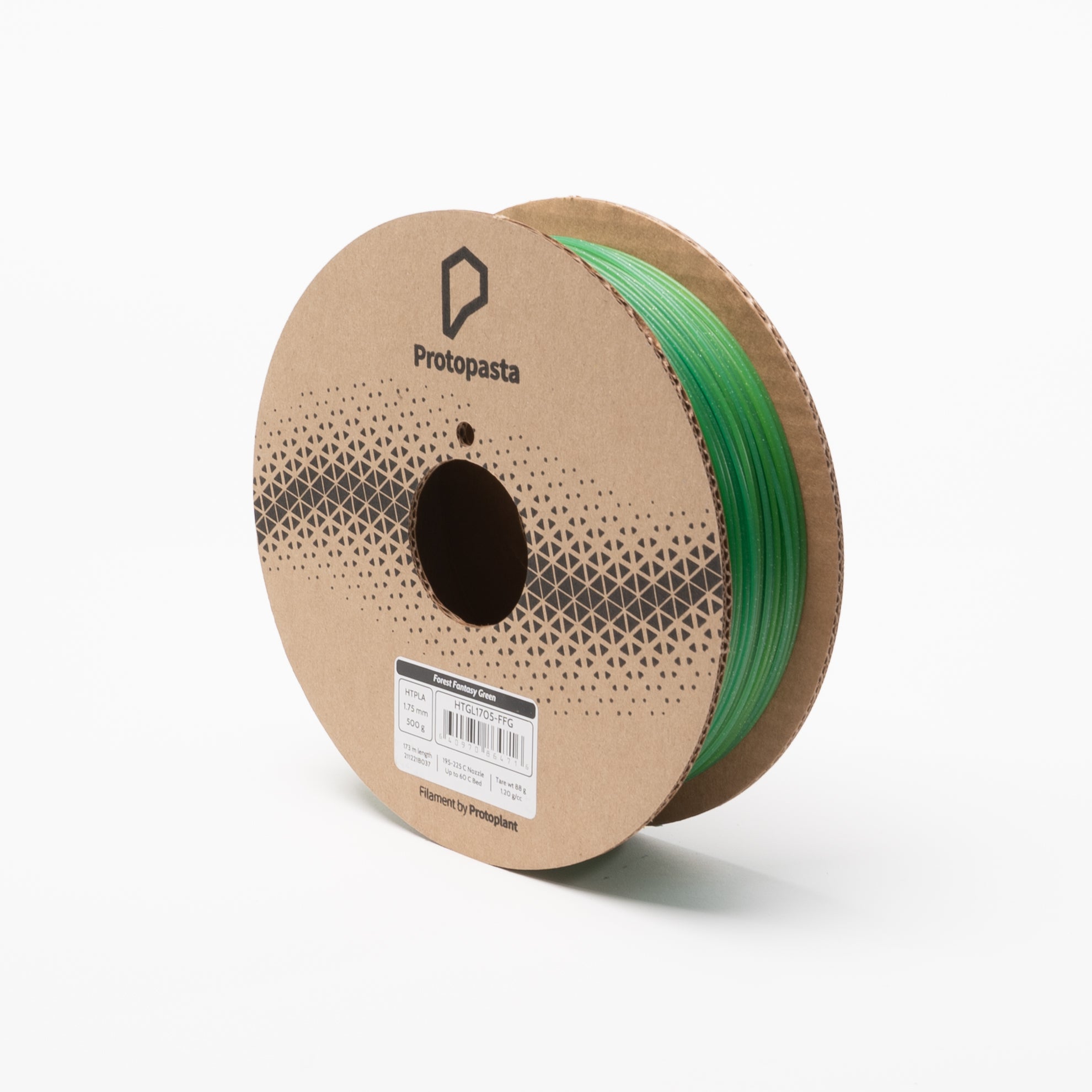 Proto-Pasta - Forest Fantasy Green Multicolor Gradient HT-PLA 1.75mm - 0.5kg