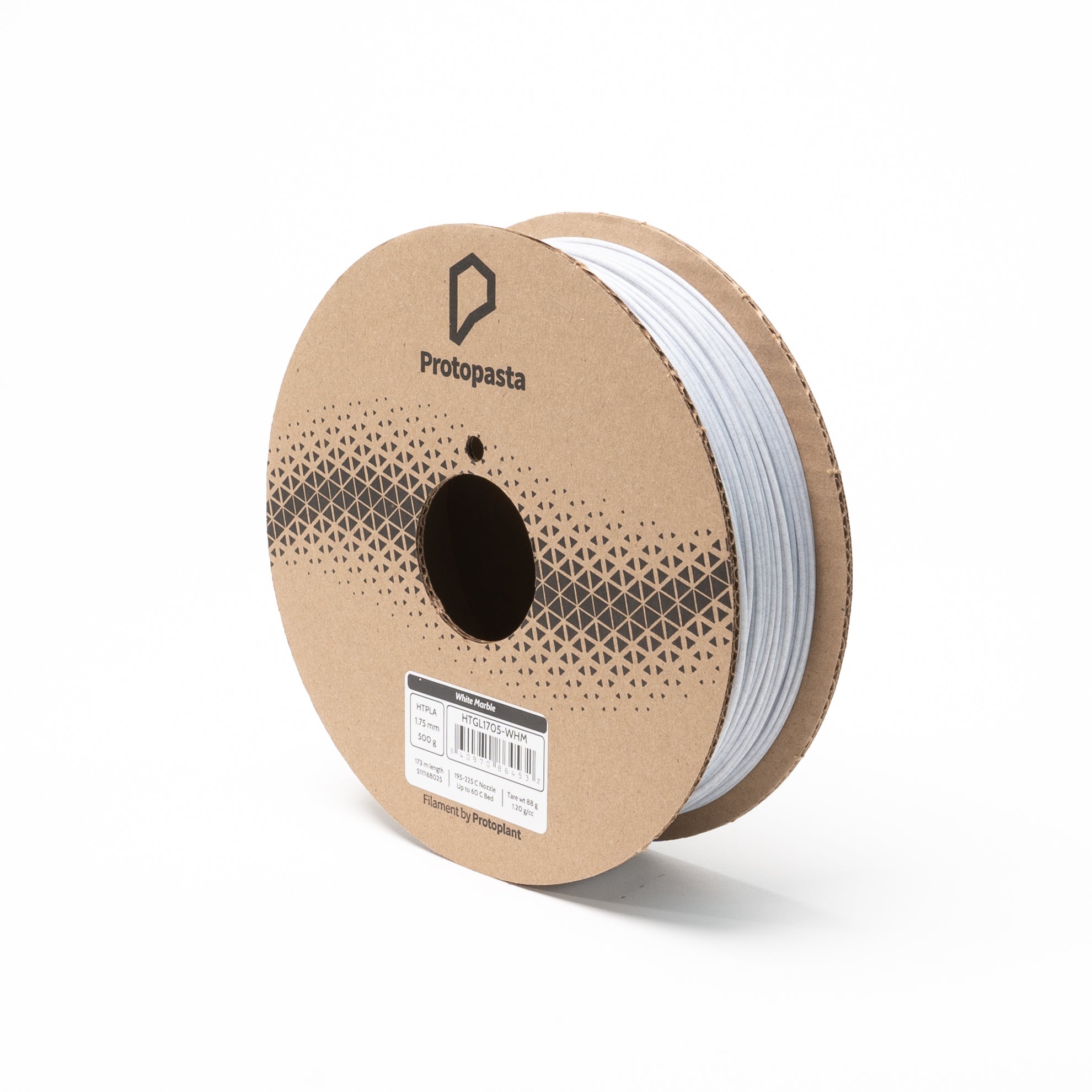 Proto-pasta - White Marble HT-PLA - 0.5kg