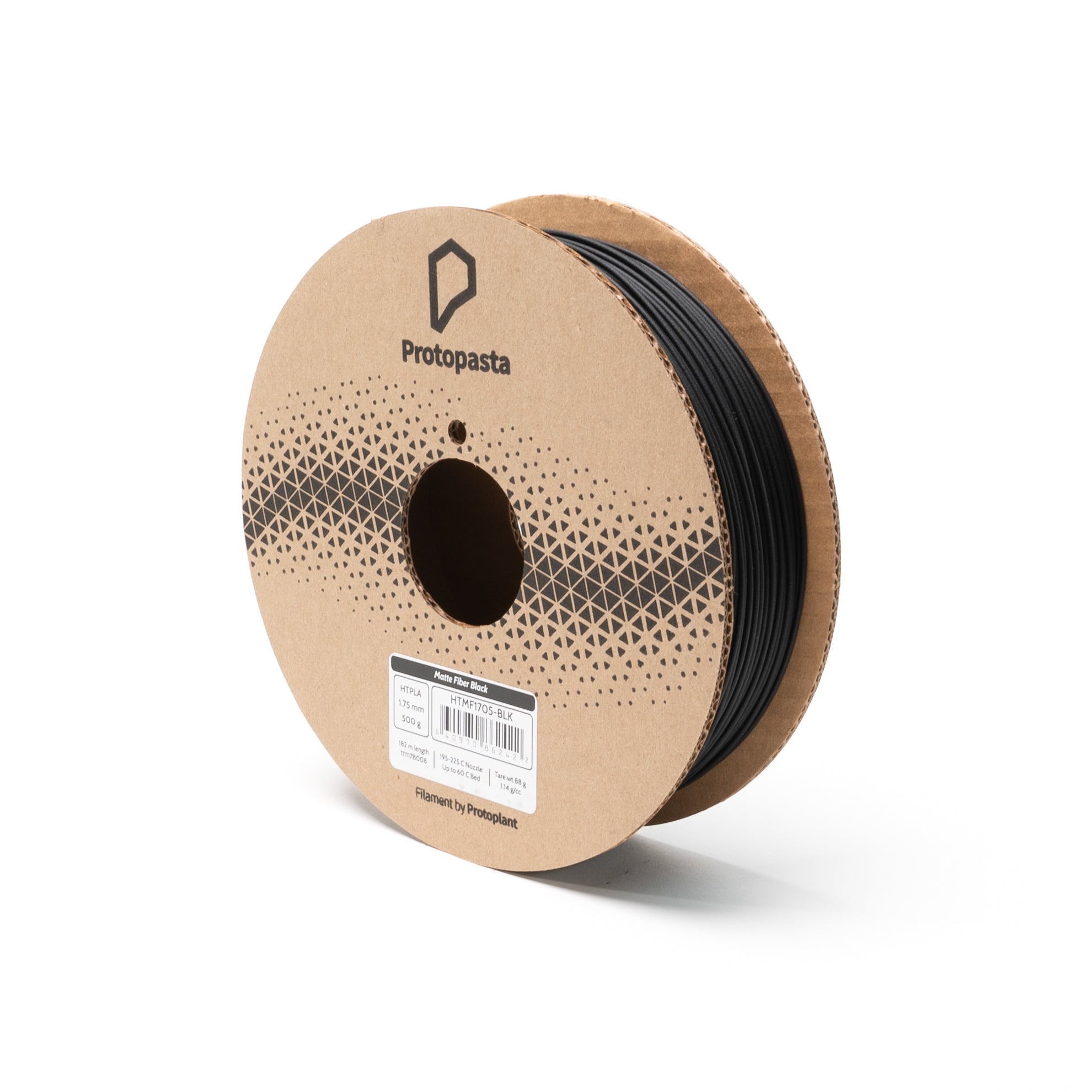 Proto-pasta - Matte Fiber Black Matte HT-PLA - 0.5kg