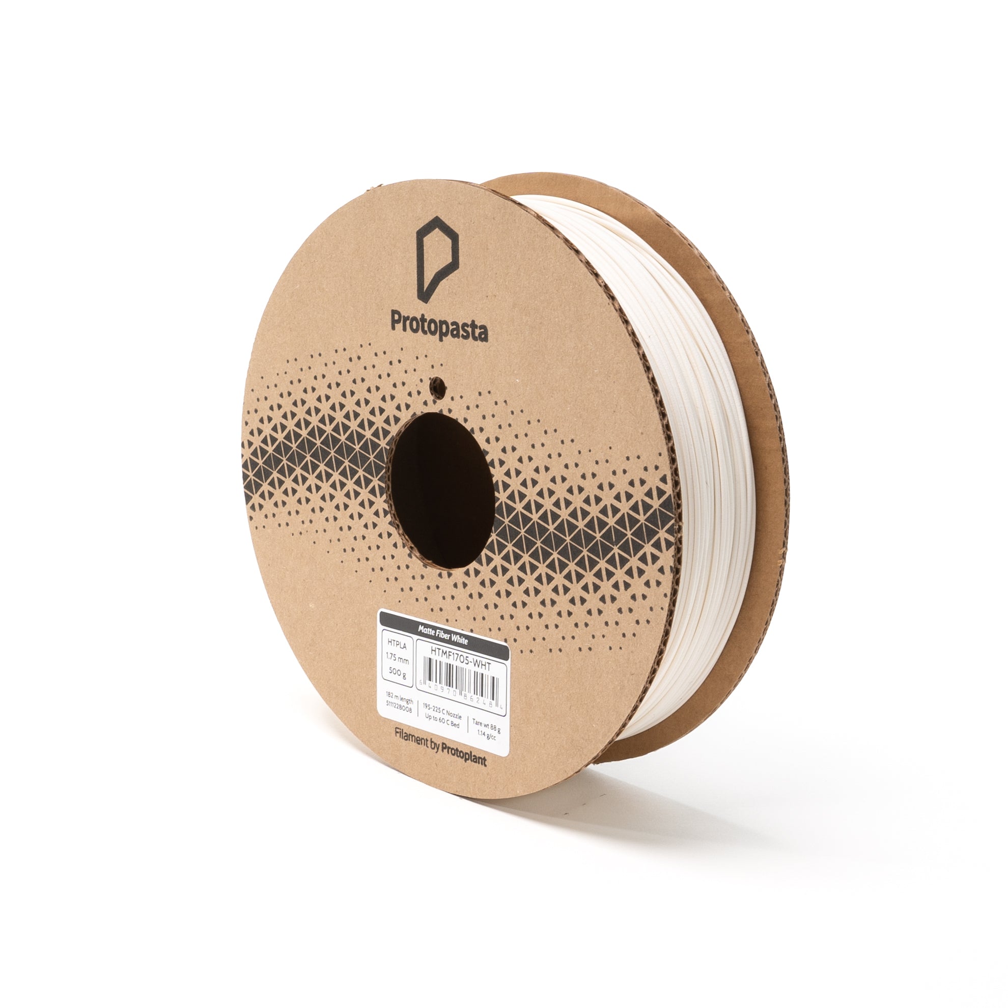 Proto-pasta - Matte Fiber White Matte HT-PLA - 0.5kg