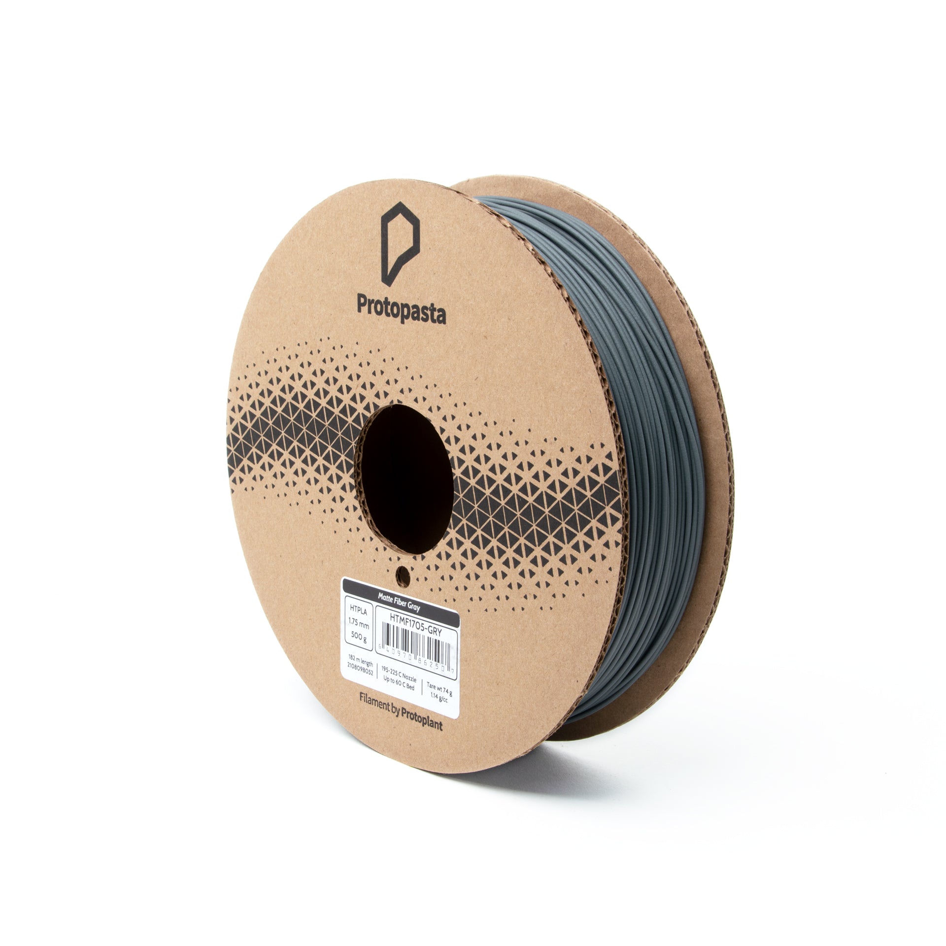 Proto-pasta - Matte Fiber Gray Matte HT-PLA - 0.5kg