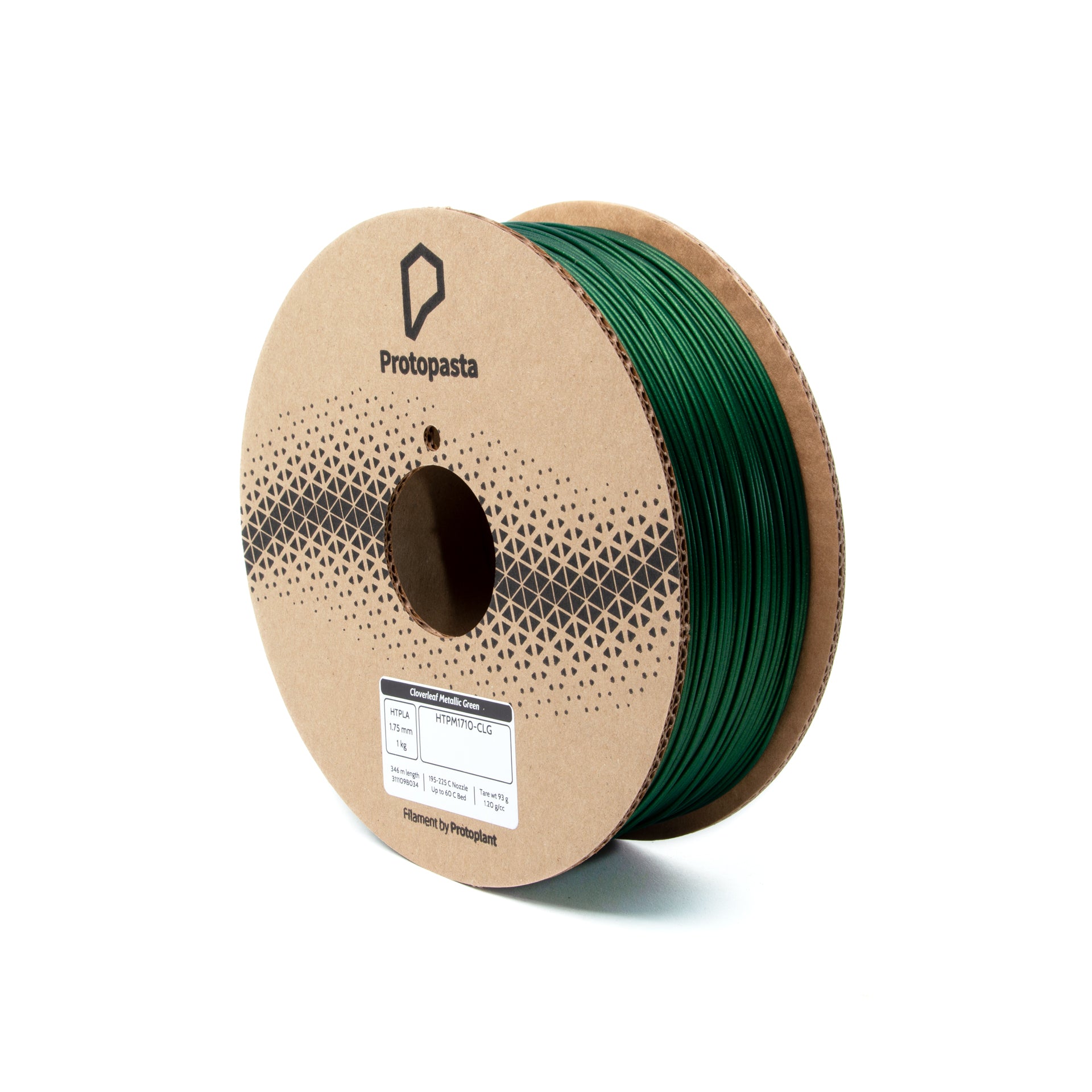 Proto-pasta - Cloverleaf Metallic Green Metal Fill HT-PLA - 1kg