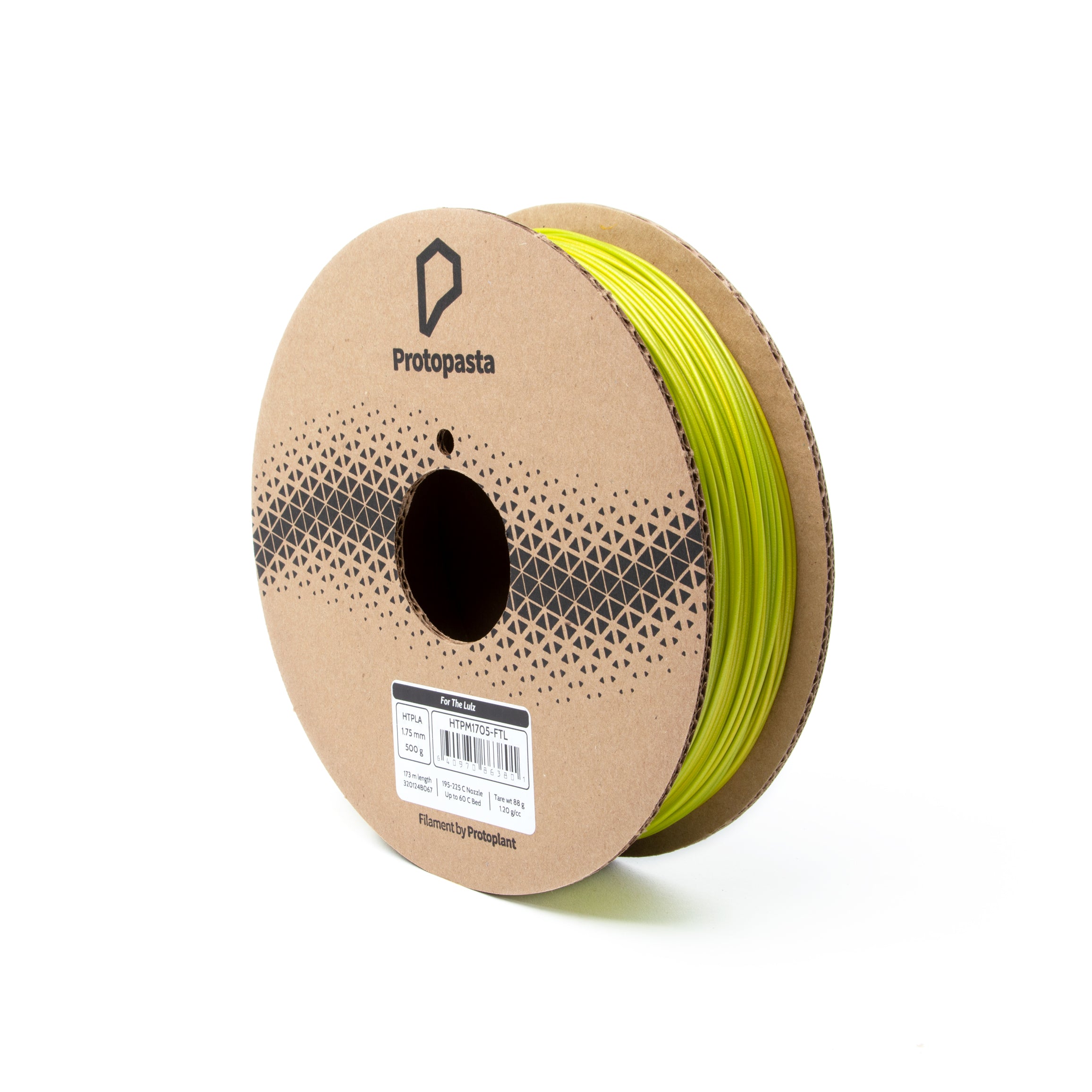 Proto-Pasta - For The Lulz Metallic Green Metal Fill HT-PLA 1.75mm - 0.5kg