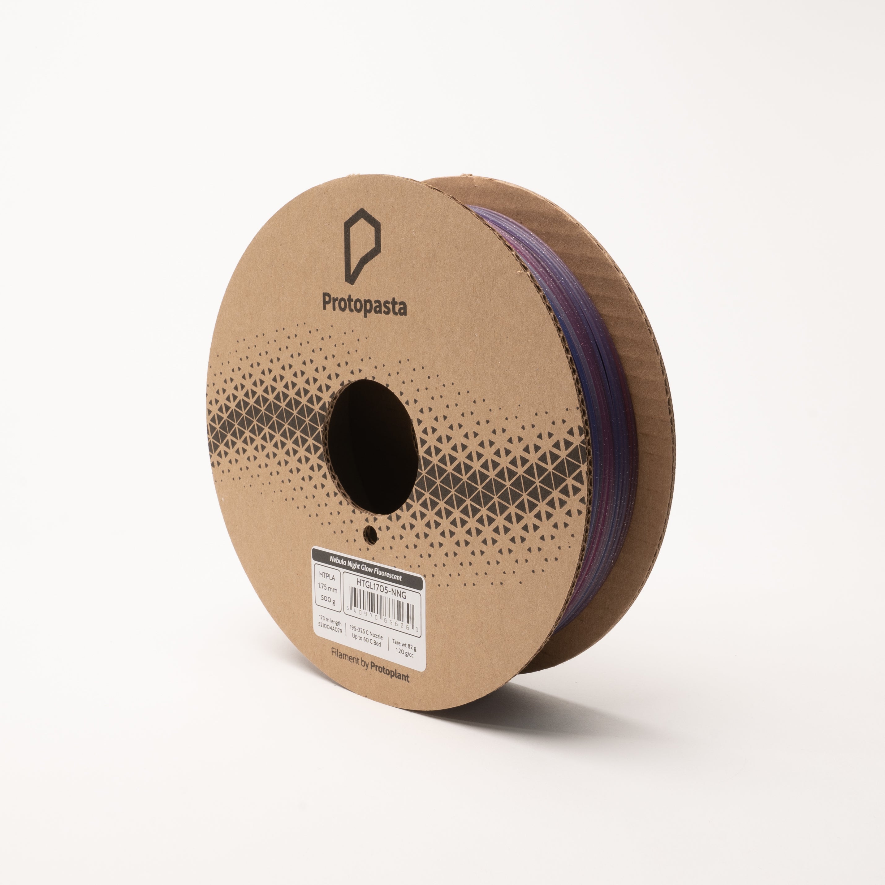 Proto-Pasta - Nebula Night Glow Multicolor Fluorescent Gradient HT-PLA 1.75mm - 0.5kg