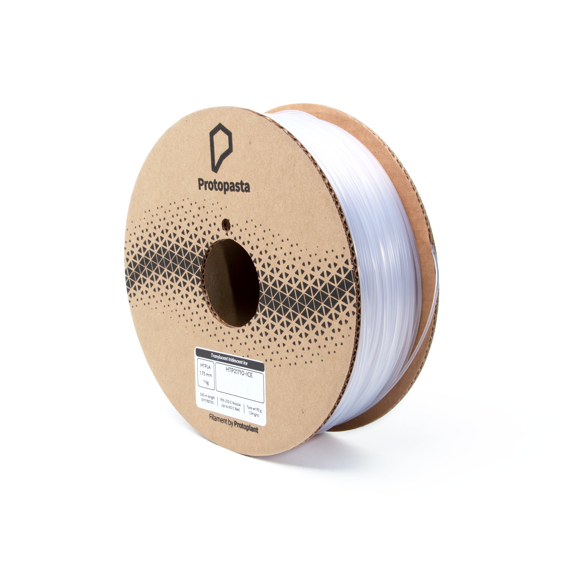 Proto-pasta - Iridescent Ice Clear Translucent Transparent HT-PLA - 1kg