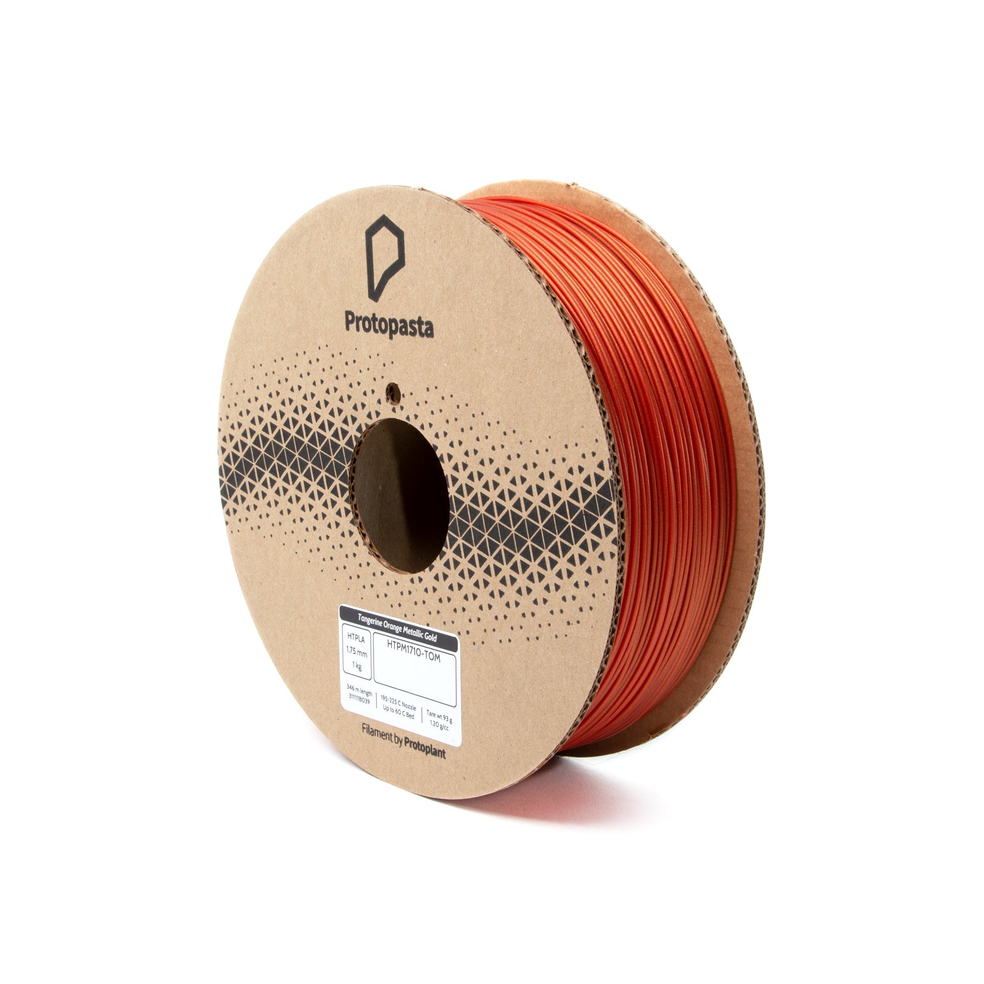 Proto-pasta - Tom's Tangerine Orange Metallic Gold Metal Fill PETG - 1kg