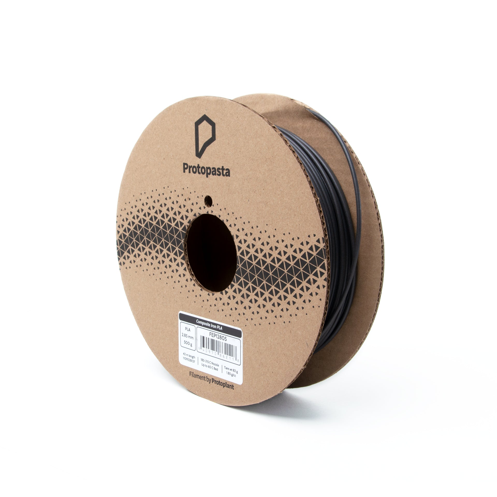 Proto-pasta - Iron Filled Metal Composite Fill PLA - 0.5kg