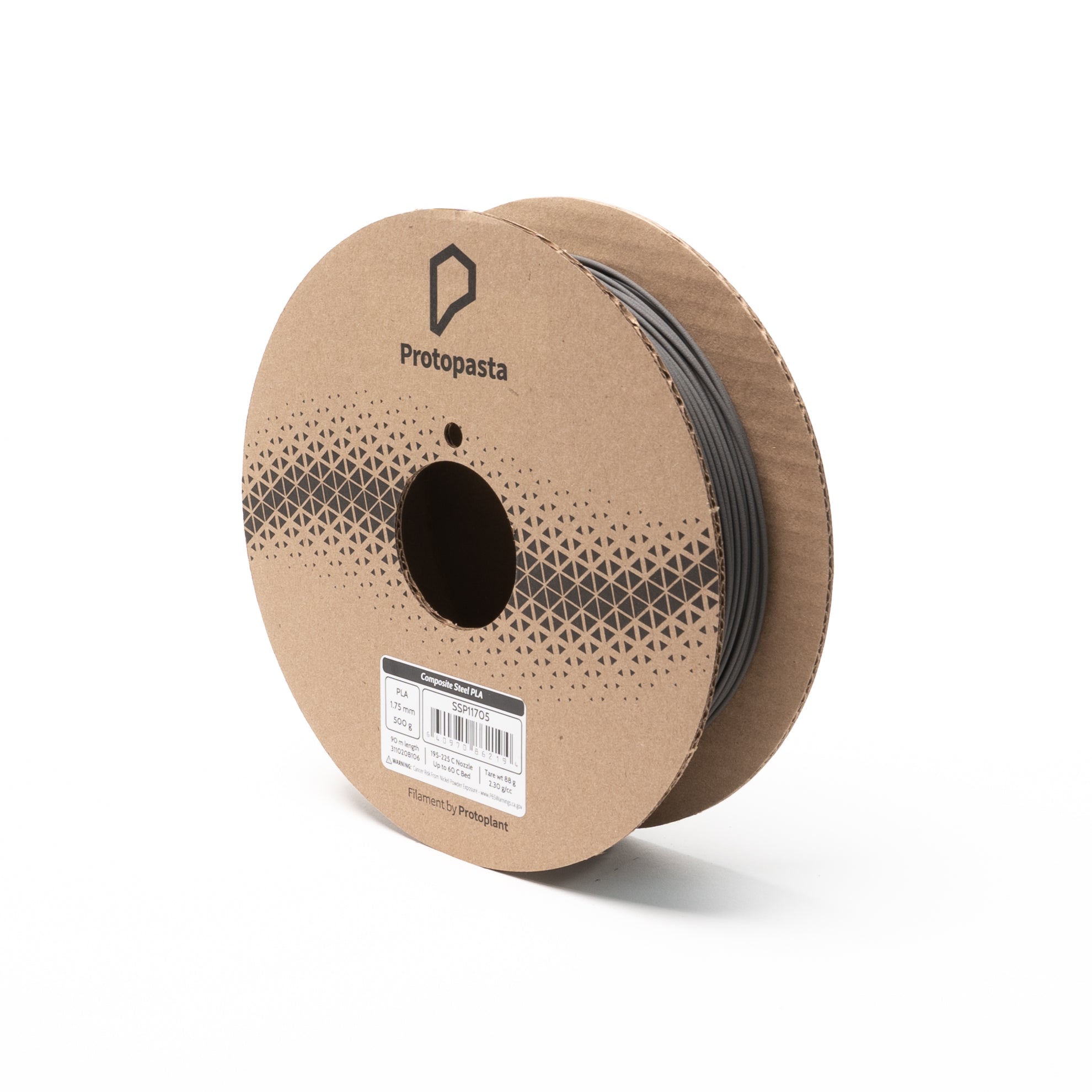 Proto-Pasta - Steel Filled Metal Composite Fill PLA 1.75mm - 0.5kg