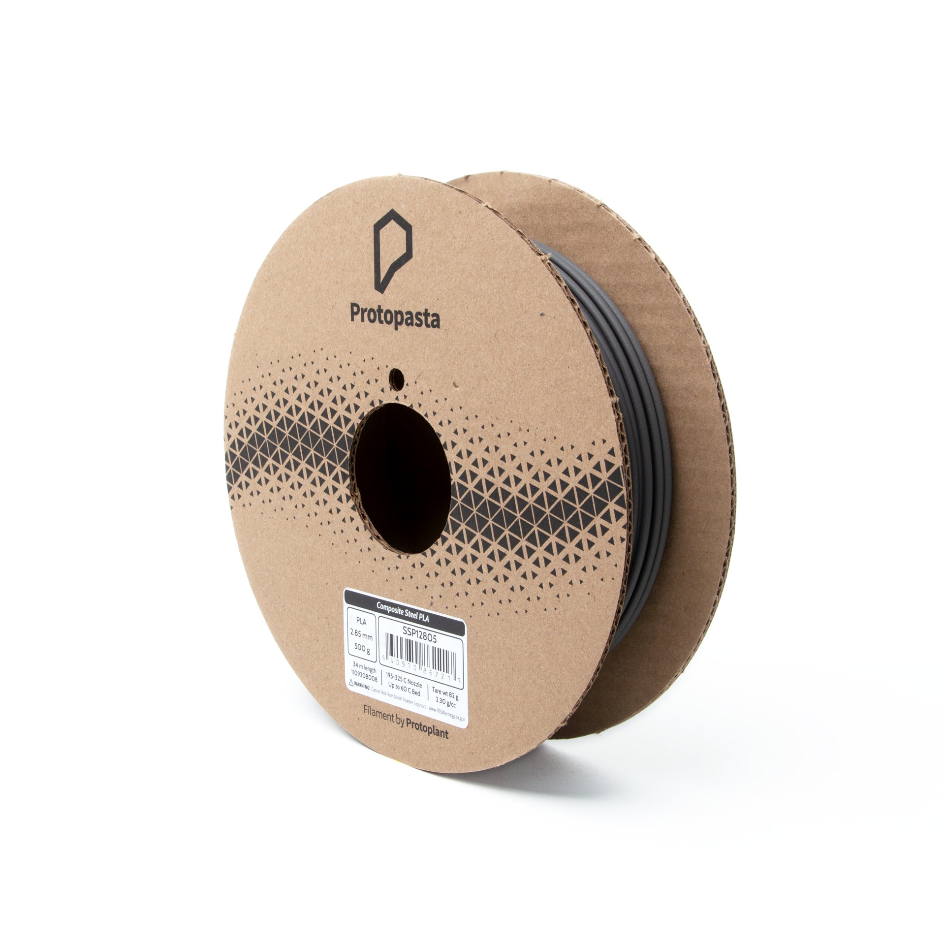 Proto-Pasta - Steel Filled Metal Composite Fill PLA 2.85mm - 0.5kg