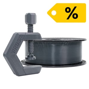 Prusament - Anthracite Grey Transparent PETG - 1kg