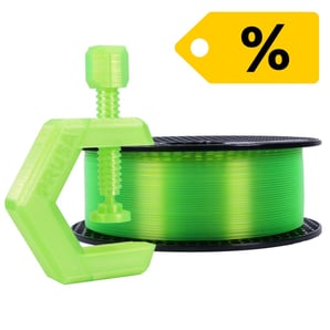 Prusament - Green Fluorescent Transparent PETG - 1kg