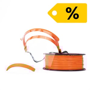 Prusament - For PPE Orange For Ppe Transparent PETG 1.75mm - 1kg