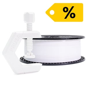Prusament - Signal White Transparent PETG - 1kg