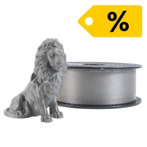 Prusament - Silver Galaxy Transparent PLA - 1kg