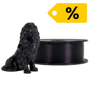 Prusament - Jet Black Transparent PLA - 1kg