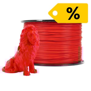 Prusament - Lipstick Red Transparent PLA - 2kg