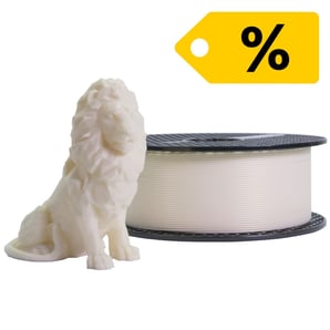 Prusament - Vanilla White Transparent PLA - 1kg
