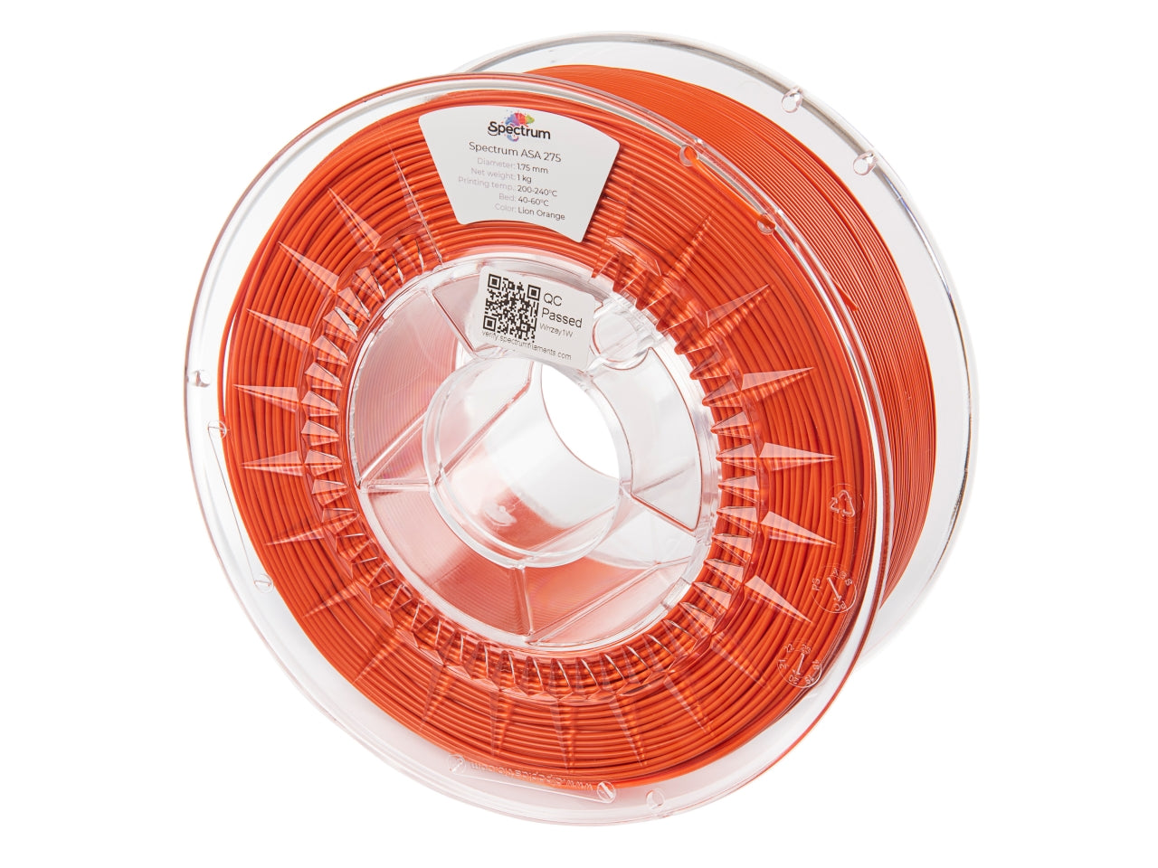 Spectrum Filaments - 275 Lion Orange ASA - 1kg