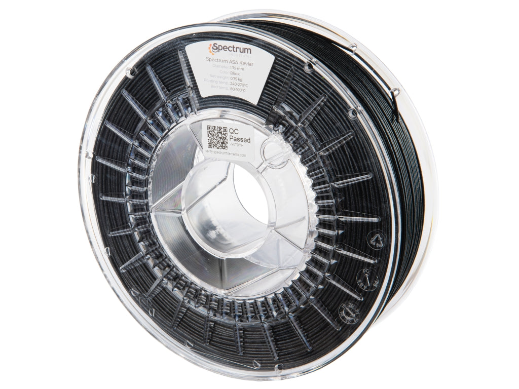 Spectrum Filaments - Bk ASA 1.75mm - 0.75kg