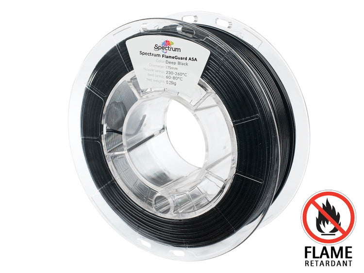Spectrum Filaments - FlameGuard Deep Black ASA - 0.25kg