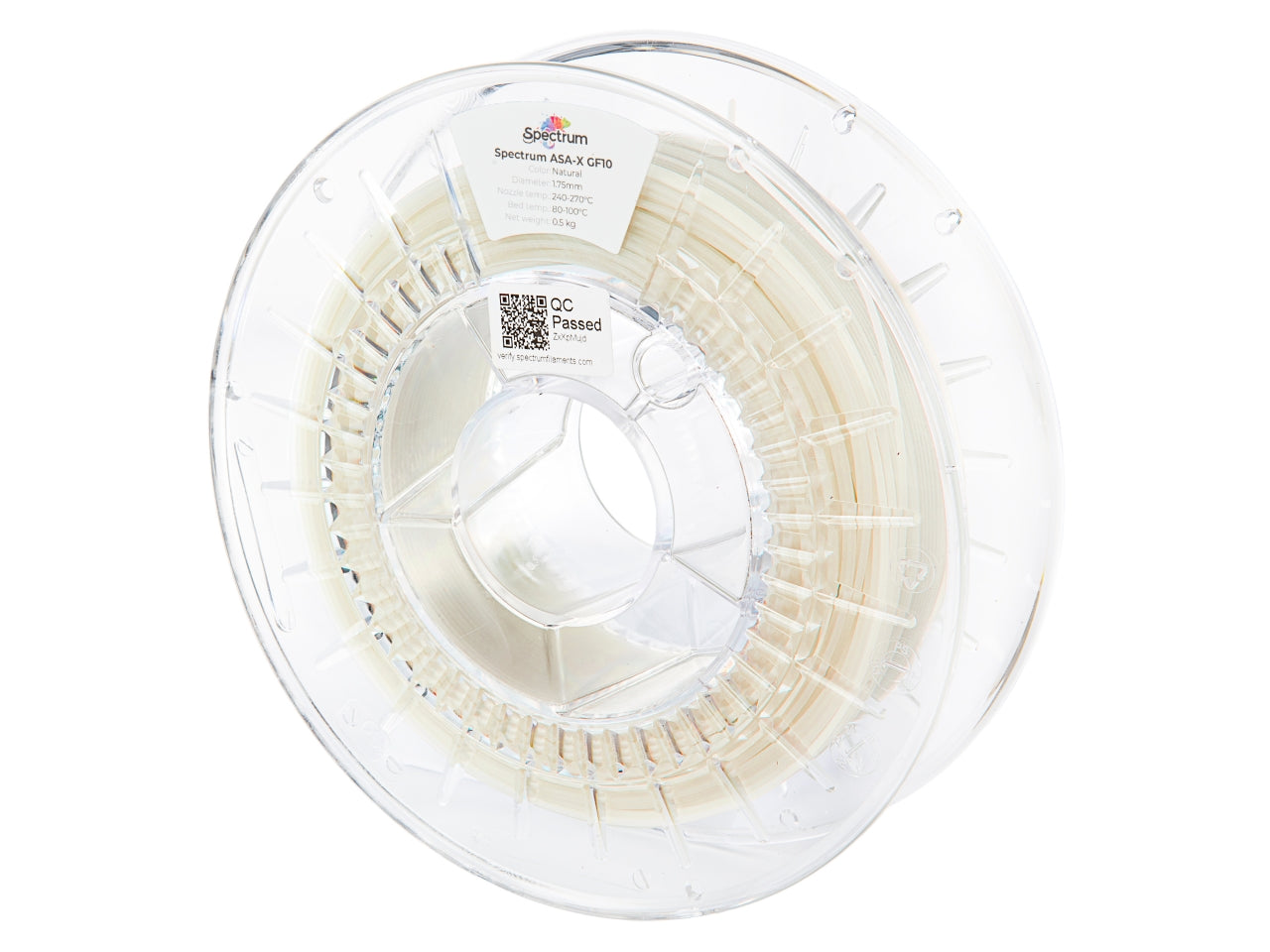 Spectrum Filaments - Natural Glass Fiber ASA 1.75mm - 0.5kg