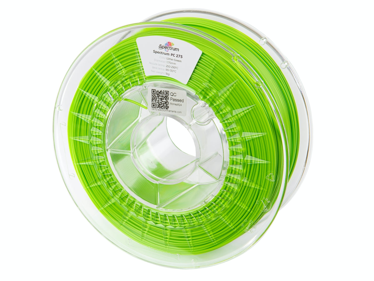 Spectrum Filaments - 275 Lime Green PC - 1kg