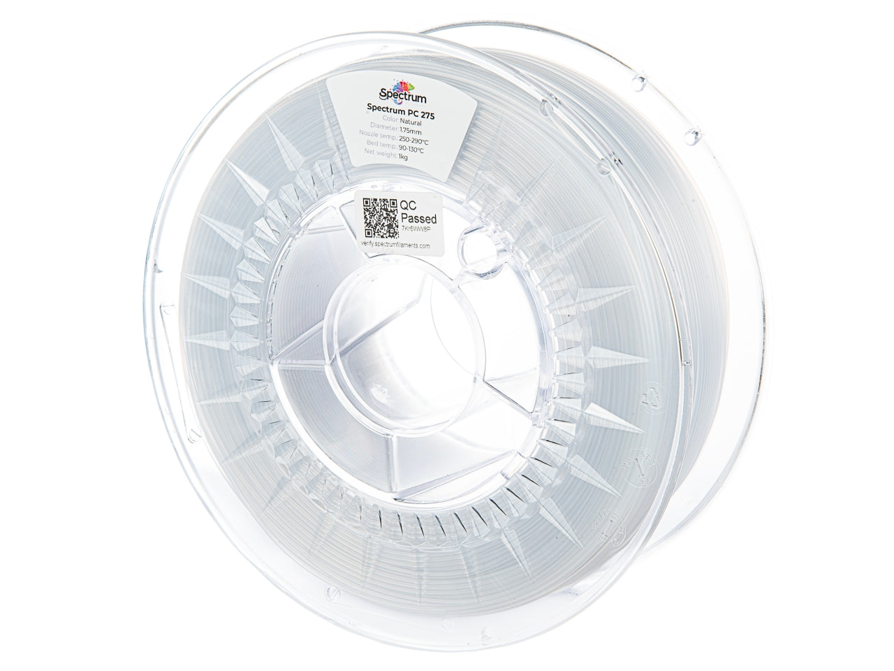 Spectrum Filaments - 275 Natural PC - 1kg
