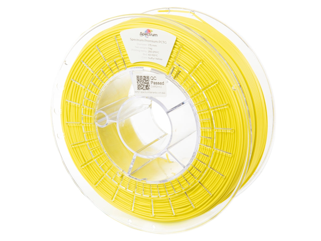 Spectrum Filaments - Premium Sulfur Yellow PCTG - 1kg