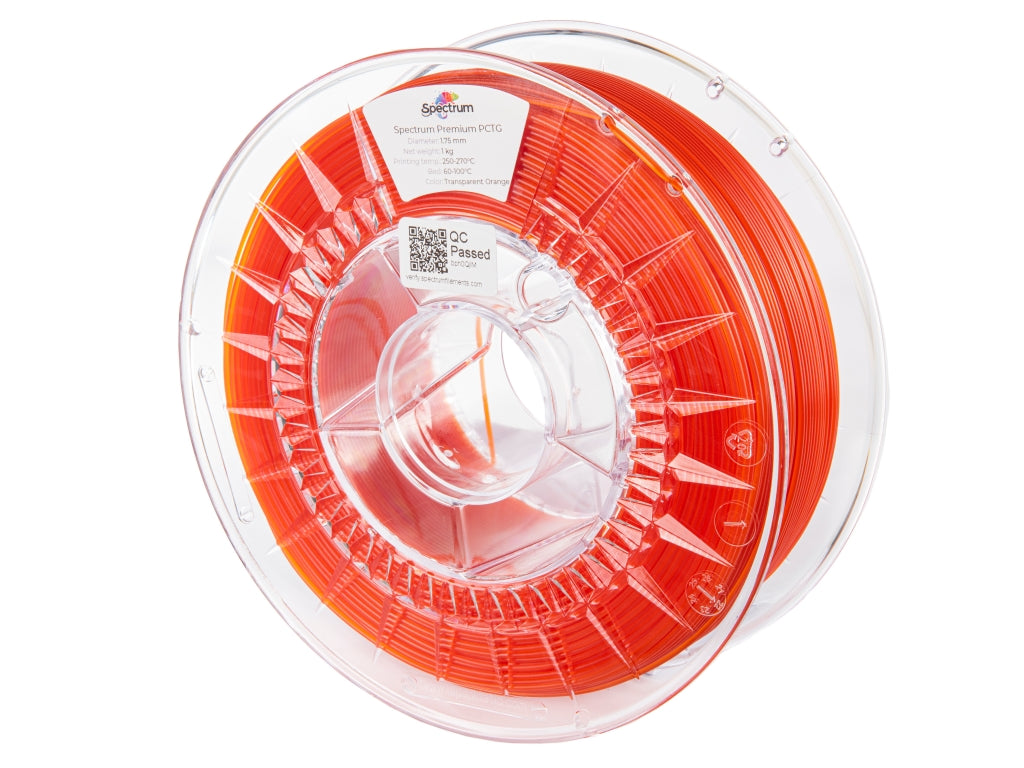 Spectrum Filaments - Premium Transparent Orange PCTG 1.75mm - 1kg