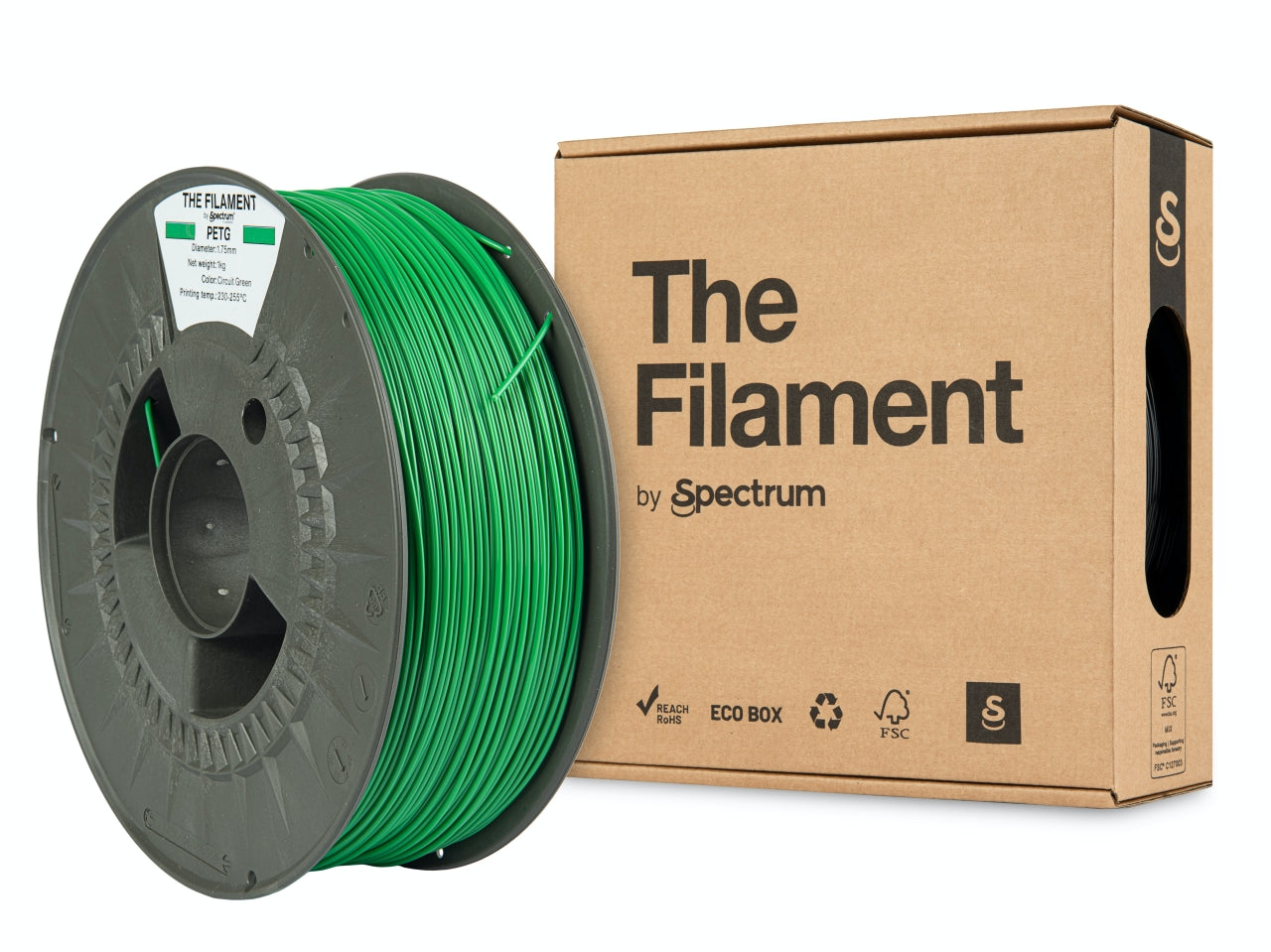 Spectrum Filaments - Circuit Green PETG - 1kg