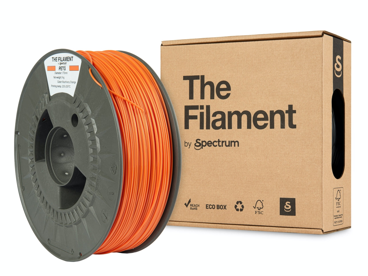 Spectrum Filaments - Machinery Orange PETG 1.75mm - 1kg
