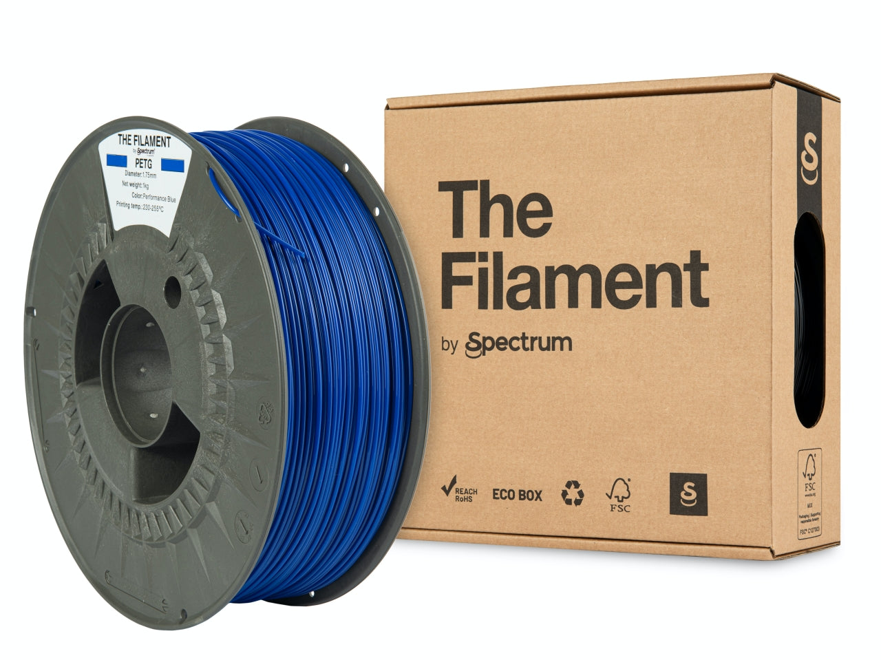 Spectrum Filaments - Performance Blue PETG 1.75mm - 1kg