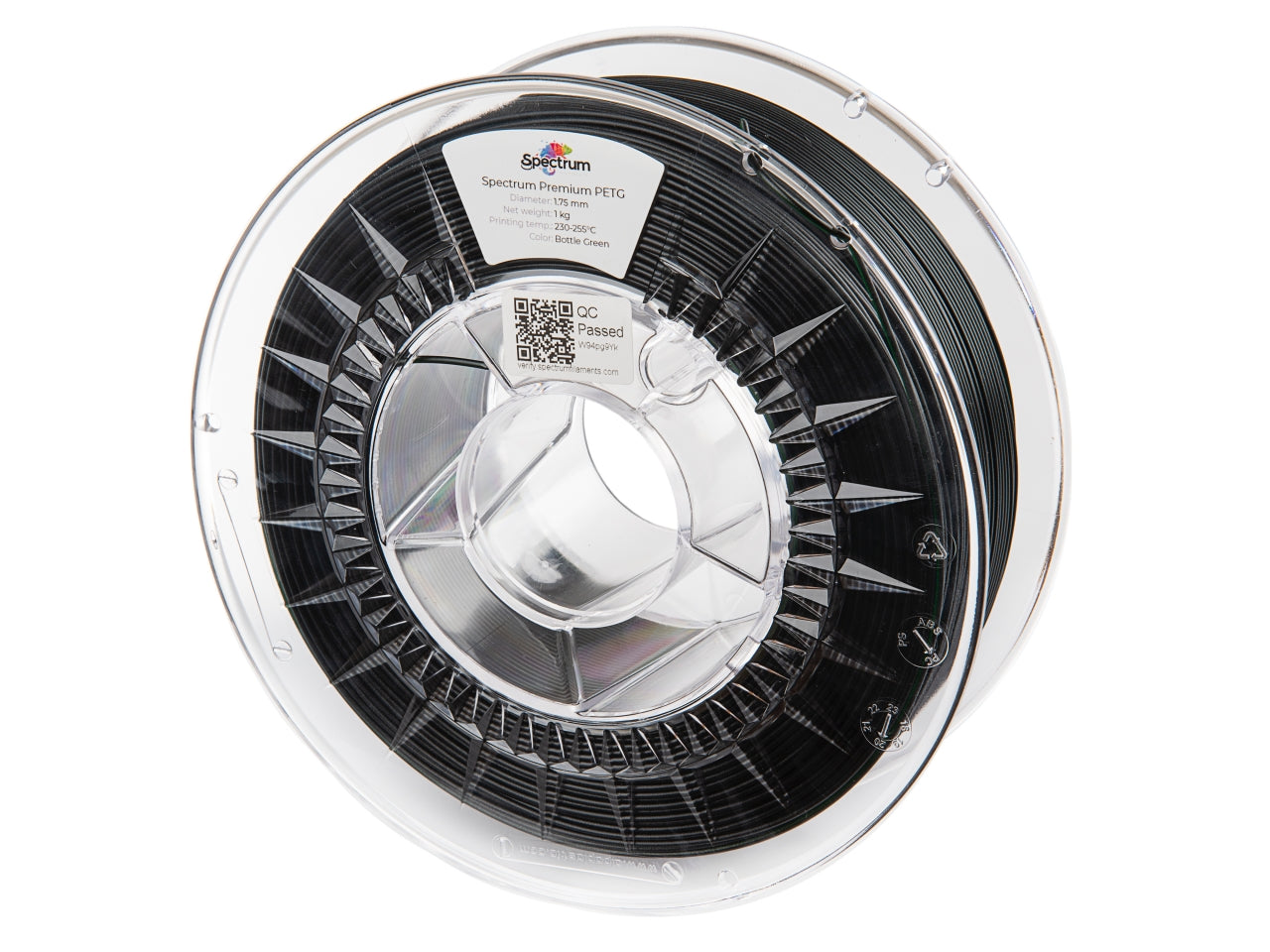 Spectrum Filaments - Premium Bottle Green PETG 1.75mm - 1kg
