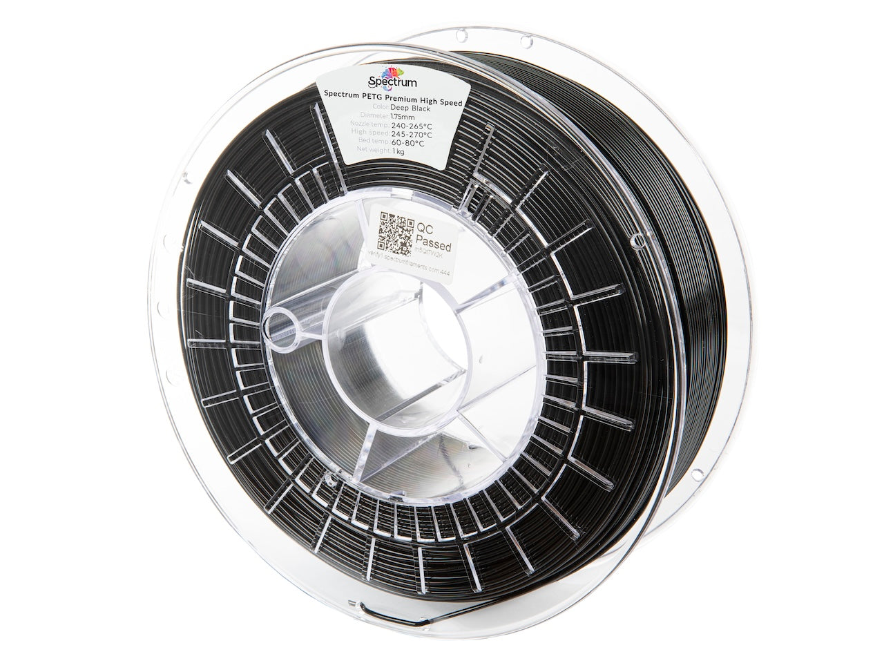 Spectrum Filaments - Premium Deep Black High Speed PETG - 1kg