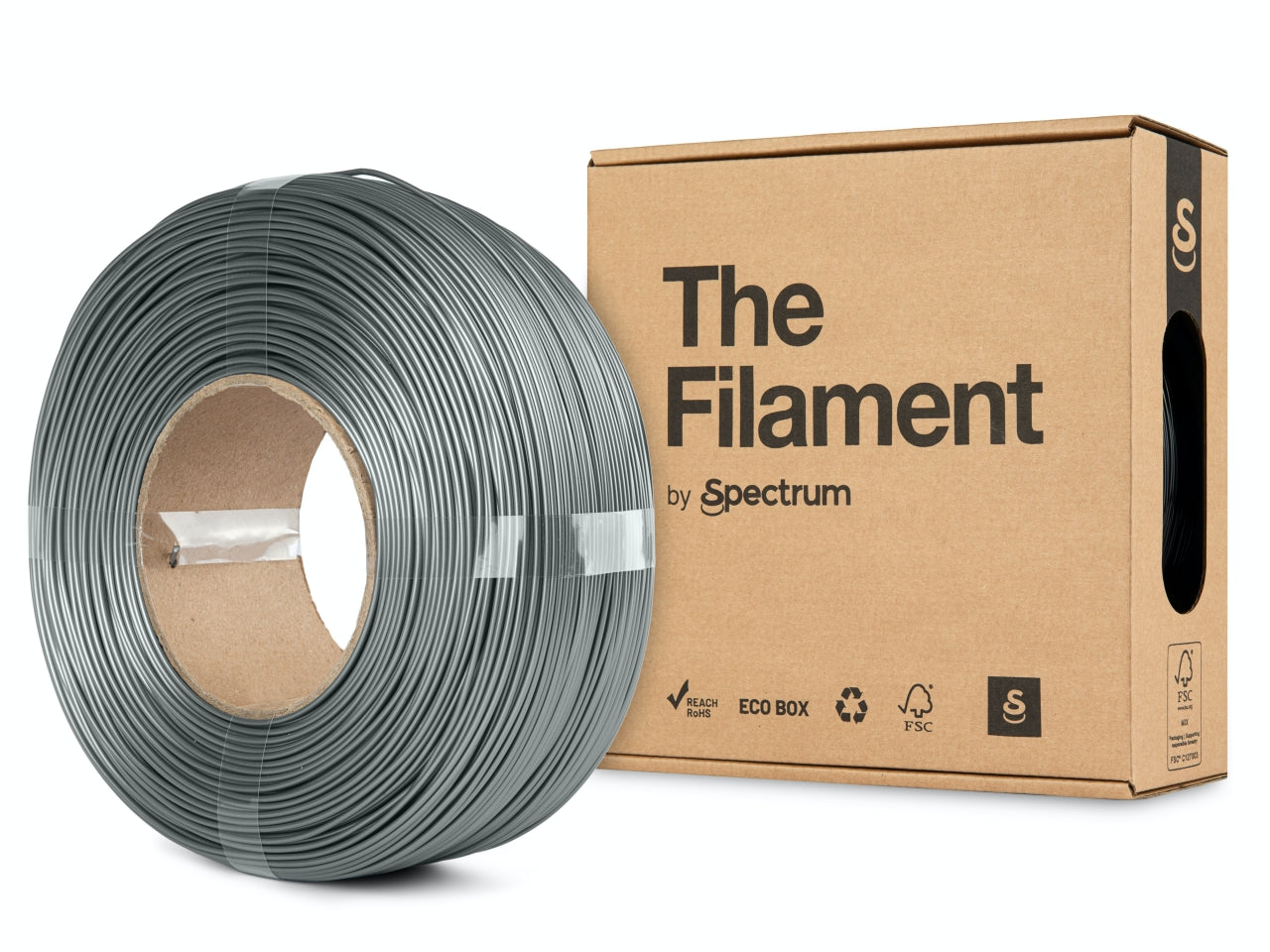 Spectrum Filaments - Refill Silver Aluminium PETG 1.75mm - 1kg