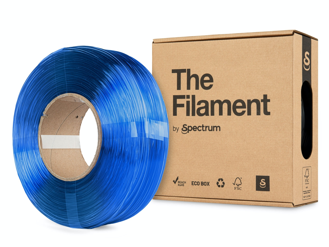 Spectrum Filaments - Refill Transparent Blue PETG - 1kg