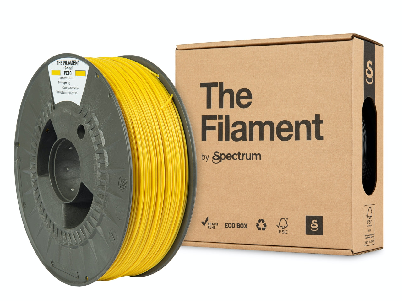 Spectrum Filaments - Sorbet Yellow PETG - 1kg